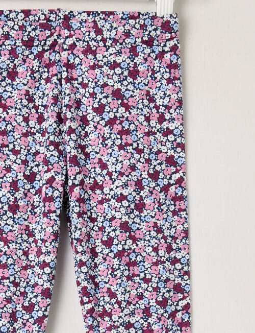 Mac & Ellie Ditsy Floral Legging, Navy product photo View 02 L