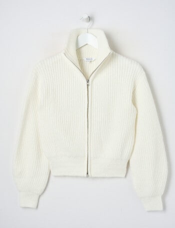 Switch Zip Through Jumper, Vanilla product photo
