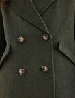 Whistle Pea Coat, Olive product photo View 05 S