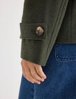 Whistle Pea Coat, Olive product photo View 07 S