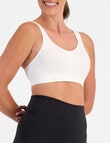 Berlei Smooth Power Wirefree Bra, White, B-F product photo View 02 S