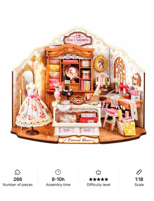 DIY Kits Rolife Elsa's Tailoring, DG178 product photo View 02 L