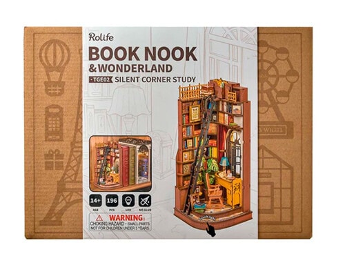 DIY Kits Rolife Book Nook Silent Corner Study, TGE02 product photo View 04 L
