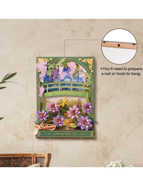 DIY Kits Rowood Bloom Craft Glittering Water Lily, TH001 product photo View 04 L