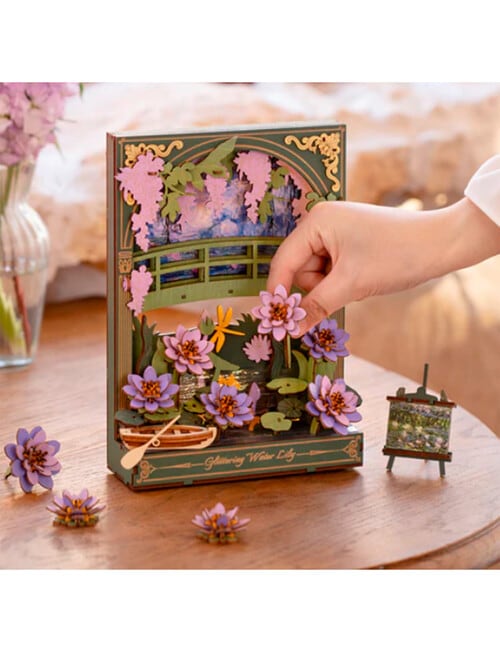 DIY Kits Rowood Bloom Craft Glittering Water Lily, TH001 product photo View 08 L