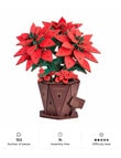 DIY Kits Rowood Wood Bloom Craft Poinsettia, TF001 product photo View 02 S