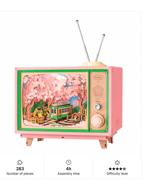 DIY Kits Rolife Music Box Sakura Dreamy Tour, AMT02 product photo View 02 L