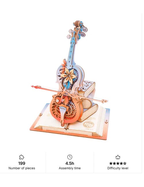 DIY Kits ROKR Music Box Symphony Of Gorgeous Dreams, AMK63M product photo View 02 L