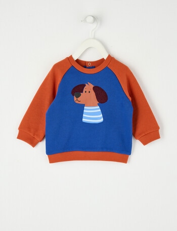 Teeny Weeny Play Time Dog Fleece Sweatshirt, Blue product photo
