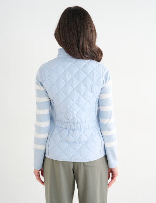 Ella J Puffer Vest, Pale Blue product photo View 02 L