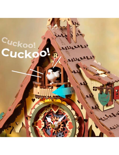 DIY Kits ROKR Time Art Cuckoo Clock, LC901C product photo View 05 L