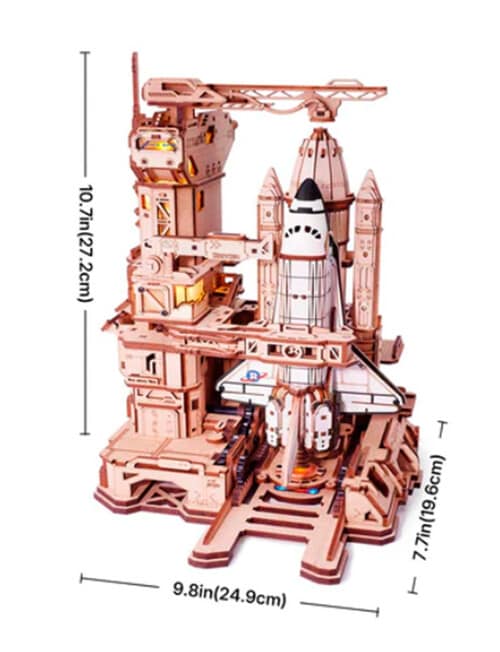 DIY Kits ROKR Mechanical Gear Space Shuttle, LKA02 product photo View 03 L