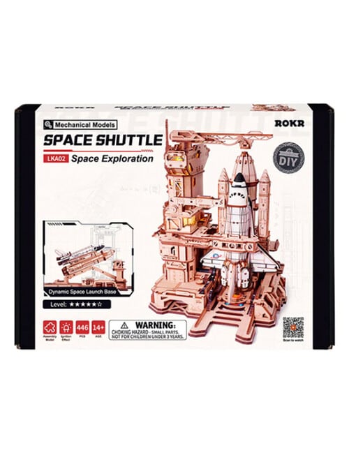 DIY Kits ROKR Mechanical Gear Space Shuttle, LKA02 product photo View 05 L