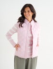 Ella J Puffer Vest, Pale Pink product photo View 06 S