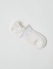 DS Socks Liner Merino Cushion Sole Sock, White, 5-11 product photo