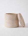 Tilly Home Riley Rattan Storage Basket, 32cm product photo View 02 S
