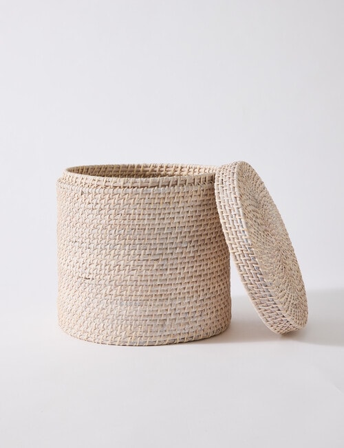 Tilly Home Riley Rattan Storage Basket, 32cm product photo View 02 L