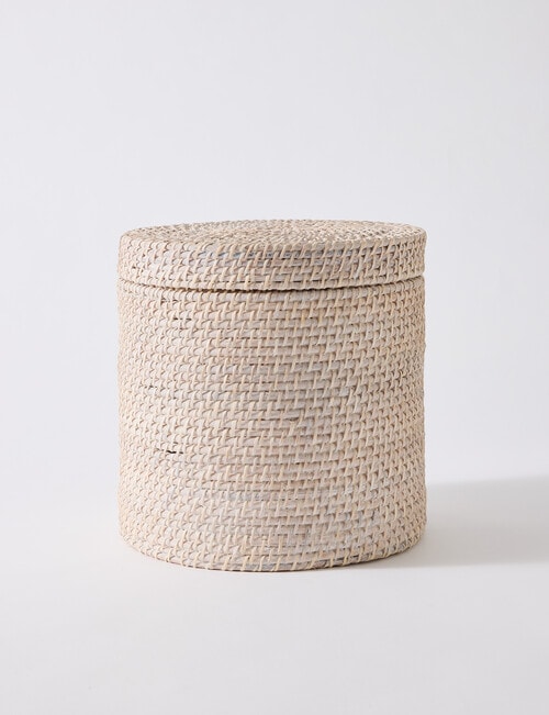 Tilly Home Riley Rattan Storage Basket, 32cm product photo View 03 L