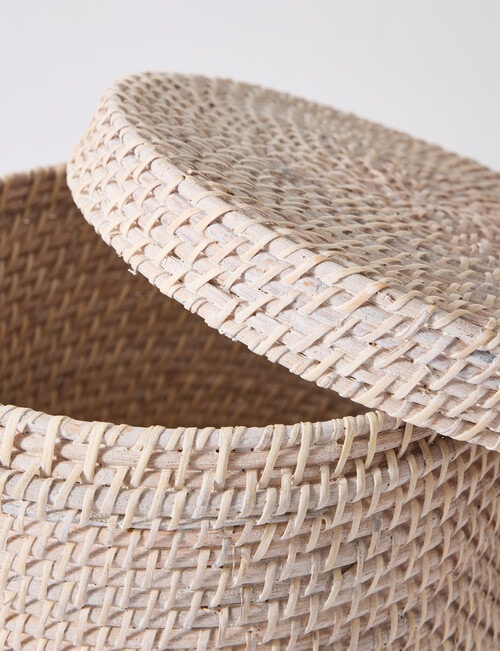 Tilly Home Riley Rattan Storage Basket, 32cm product photo View 04 L