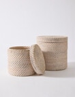 Tilly Home Riley Rattan Storage Basket, 32cm product photo View 05 S