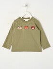 Teeny Weeny Play Time Long Sleeve Tee, Green product photo