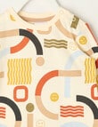 Teeny Weeny Play Time Abstract Long Sleeve Tee, Chalk product photo View 02 S