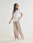 Whistle Sport Stripe Regular Length Jog Pant, Alabaster product photo