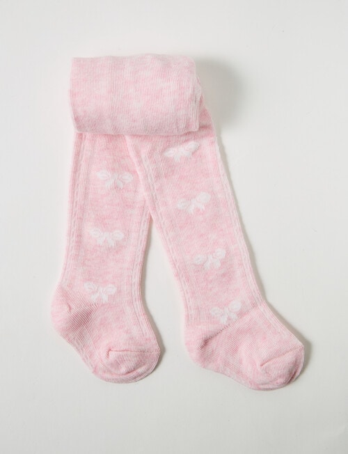 Simon De Winter Bow Tights, 1-Pack, Pink product photo