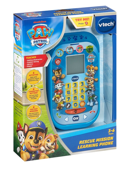 Vtech Paw Patrol Rescue Mission Learning Phone product photo View 02 L