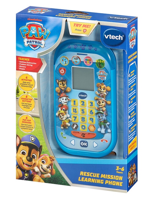 Vtech Paw Patrol Rescue Mission Learning Phone product photo View 03 L