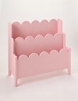 Teeny Weeny Scalloped Book Storage, Pink product photo View 02 S