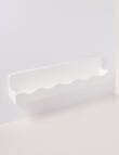 Teeny Weeny Wavy Shelf, White product photo View 02 S