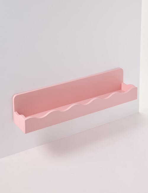 Teeny Weeny Wavy Shelf, Pink product photo