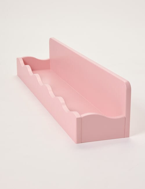 Teeny Weeny Wavy Shelf, Pink product photo View 03 L