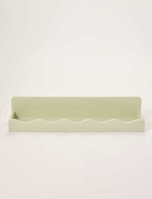 Teeny Weeny Wavy Shelf, Sage product photo View 02 L