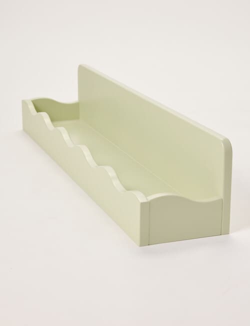 Teeny Weeny Wavy Shelf, Sage product photo View 03 L