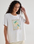 Zest Sleep Printed Tee, Lemons product photo