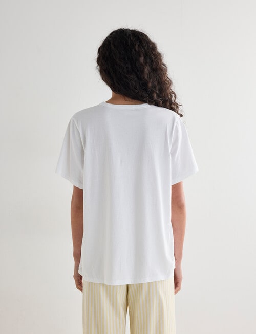 Zest Sleep Printed Tee, Lemons product photo View 02 L