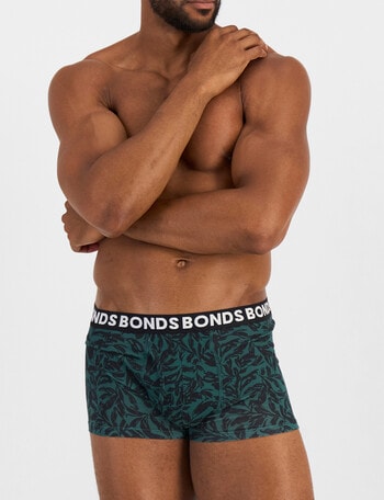 Bonds Classic Trunk, 3-Pack, Ink Branch, Bottle Green, Nu Black product photo