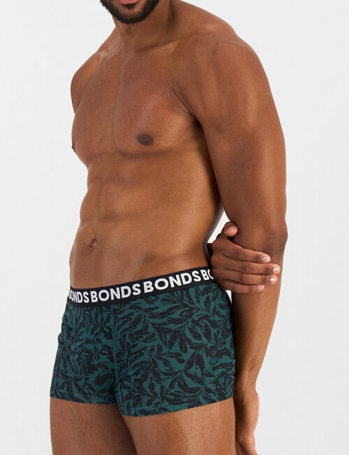 Bonds Classic Trunk, 3-Pack, Ink Branch, Bottle Green, Nu Black product photo View 02 L