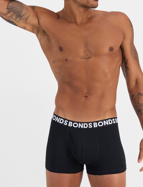 Bonds Classic Trunk, 3-Pack, Nocturnal Petals, Black Rock & Nu Black product photo View 07 L