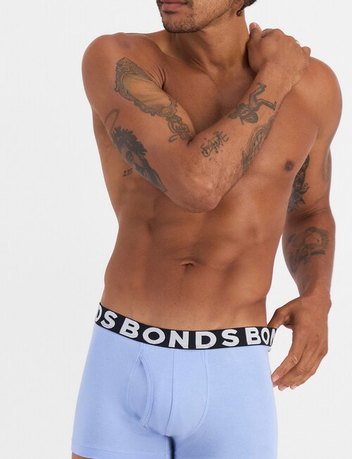 Bonds Classic Trunk Undies, 5-Pack, Black Rock, Blueberry Cream, Aries, Deepest Night & Nu Black product photo View 02 L