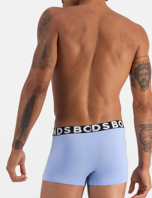 Bonds Classic Trunk Undies, 5-Pack, Black Rock, Blueberry Cream, Aries, Deepest Night & Nu Black product photo View 03 L