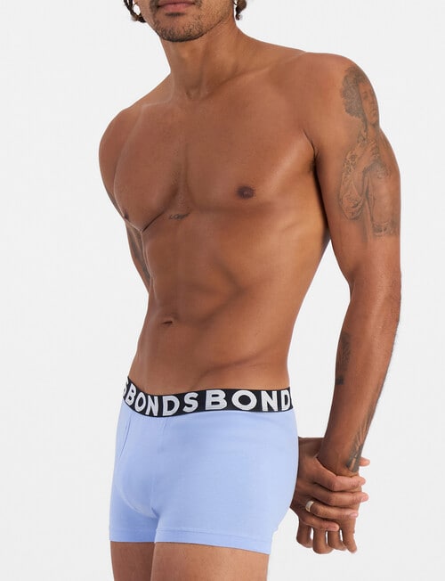 Bonds Classic Trunk Undies, 5-Pack, Black Rock, Blueberry Cream, Aries, Deepest Night & Nu Black product photo View 04 L