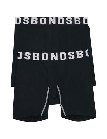 Bonds Chafe-off Mid Trunk, 2-Pack, Nu Black product photo