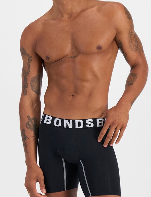 Bonds Chafe-off Mid Trunk, 2-Pack, Nu Black product photo View 03 L