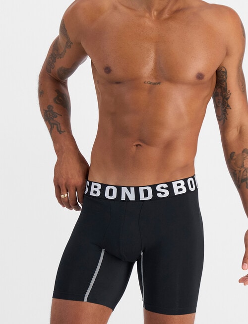 Bonds Chafe-off Mid Trunk, 2-Pack, Nu Black product photo View 04 L