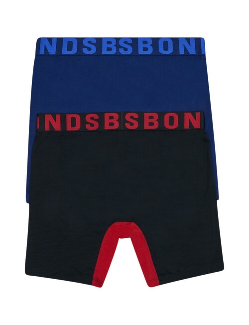 Bonds Chafe-off Mid Trunk, 2-Pack, Bleutiful Eyes, Dory & Nu Black, & Mik Brick product photo View 02 L