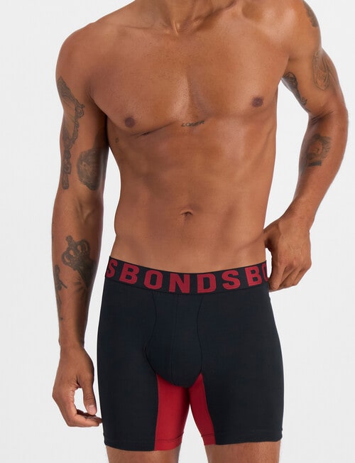 Bonds Chafe-off Mid Trunk, 2-Pack, Bleutiful Eyes, Dory & Nu Black, & Mik Brick product photo View 06 L