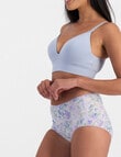 Jockey Woman No Panty Line Promise Micro Full Brief, Pastel Petals product photo View 02 S
